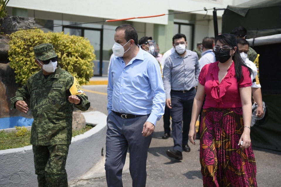 El Hospital militar de Cuernavaca atenderá casos de covid-19.