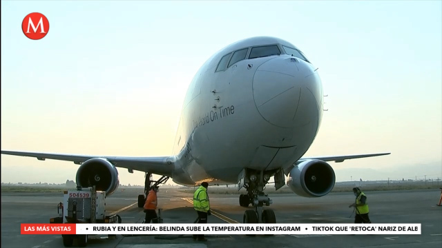 Llega cuarto vuelo de EU con ventiladores para coronavirus