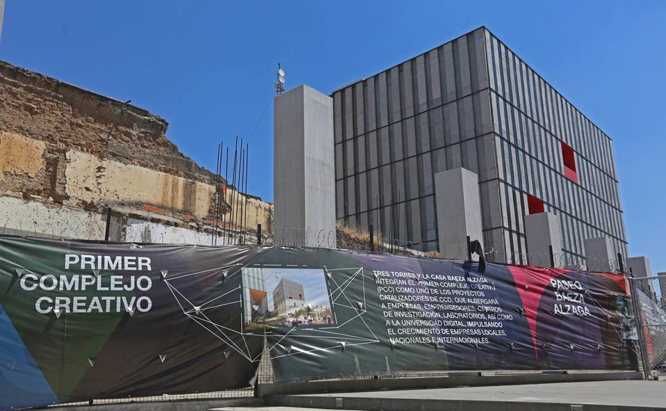 Obras de Ciudad Creativa Digital en Guadalajara (Fernando Carranza)