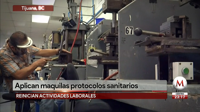Regresan a laborar maquiladoras en Tijuana bajo medias sanitarias
