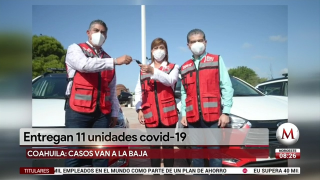 Entregan en Coahuila vehículos de vigilancia covid-19
