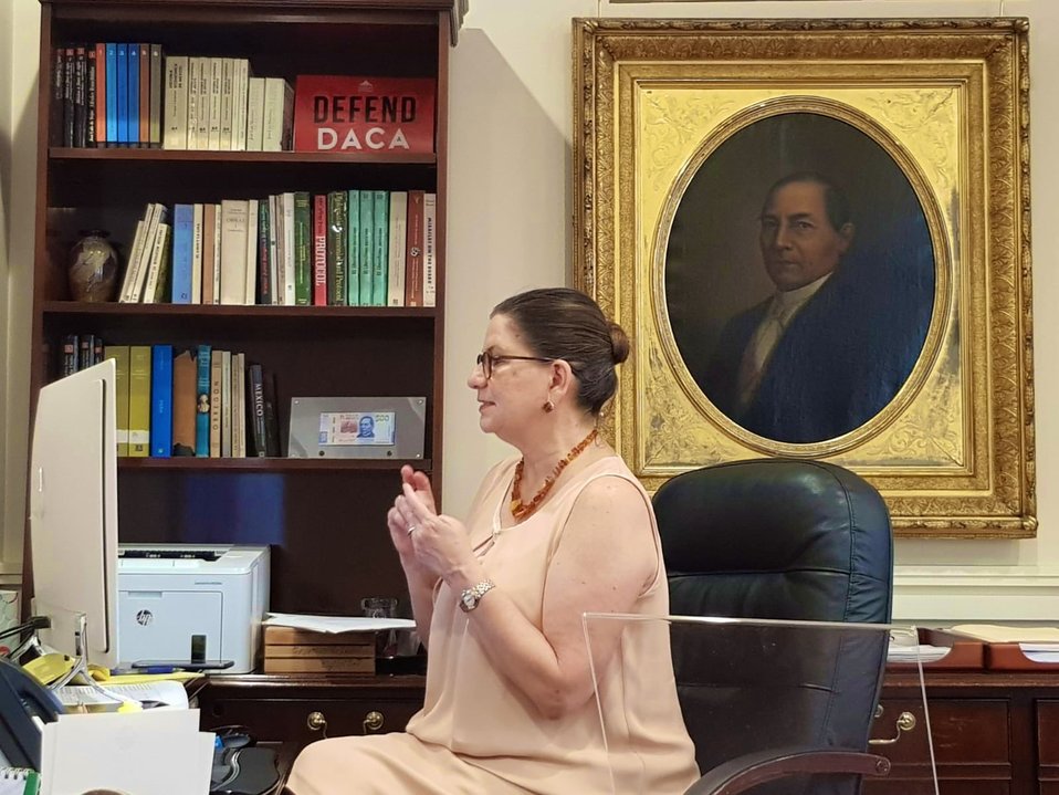 Martha Bárcenas, embajadora de México en Estados Unidos (@EmbamexEUA)