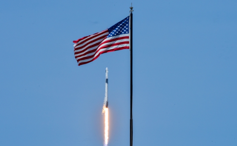 Lanzamiento del SpaceX, este sábado 30 de mayo (Reuters).