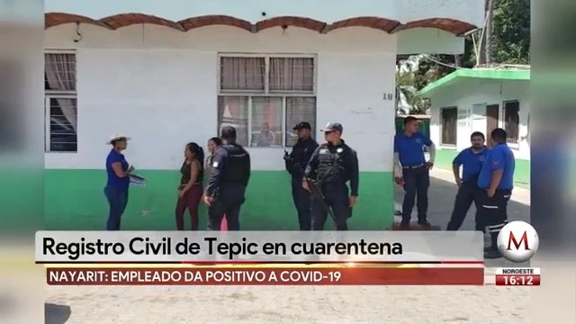 Registro Civil de Tepic, Nayarit entra cuarentena