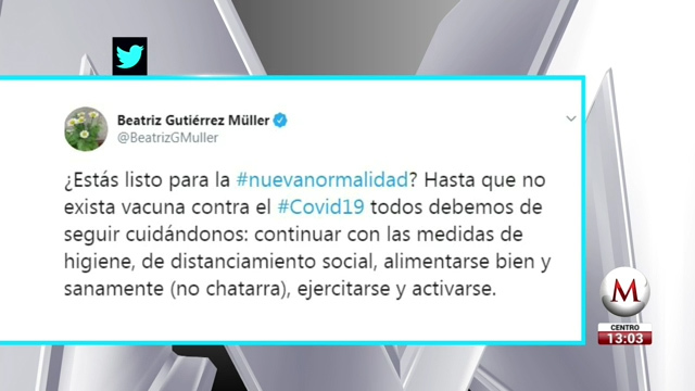 Gutiérrez Müller pide seguir con recomendaciones ante fin de jornada de sana distancia