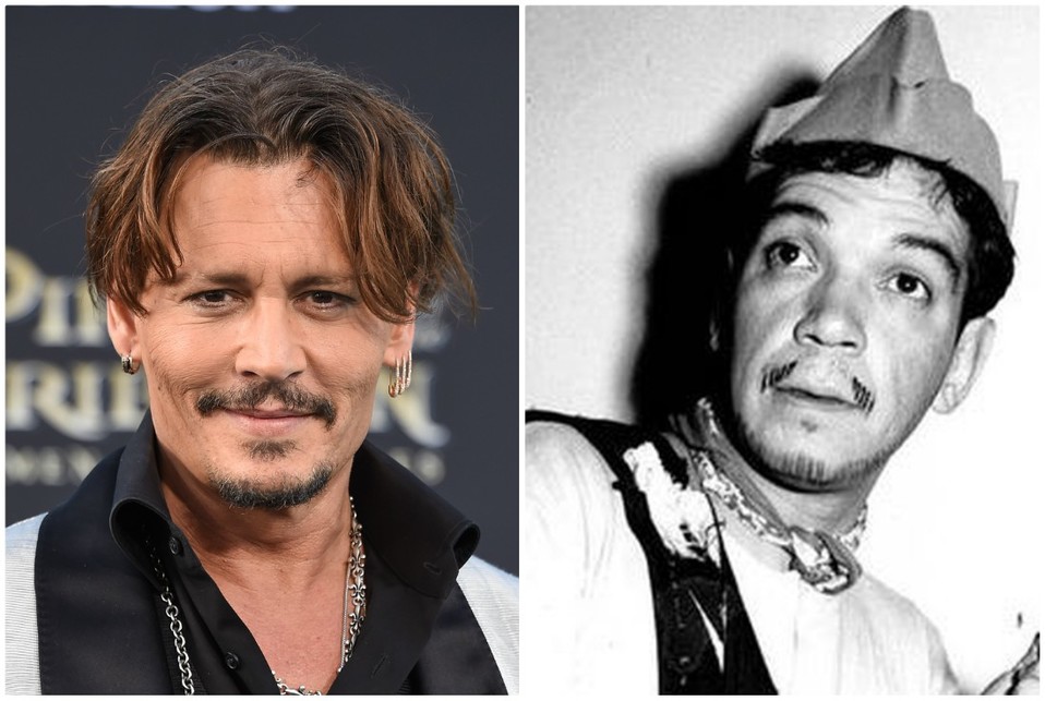 Johnny Deep conoció a la figura de 'Cantinflas' durante sus vacaciones en México.(Shutterstock)