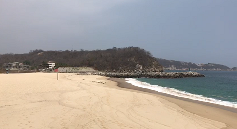 Las playas de Oaxaca seguirán cerradas hasta el 30 de junio.