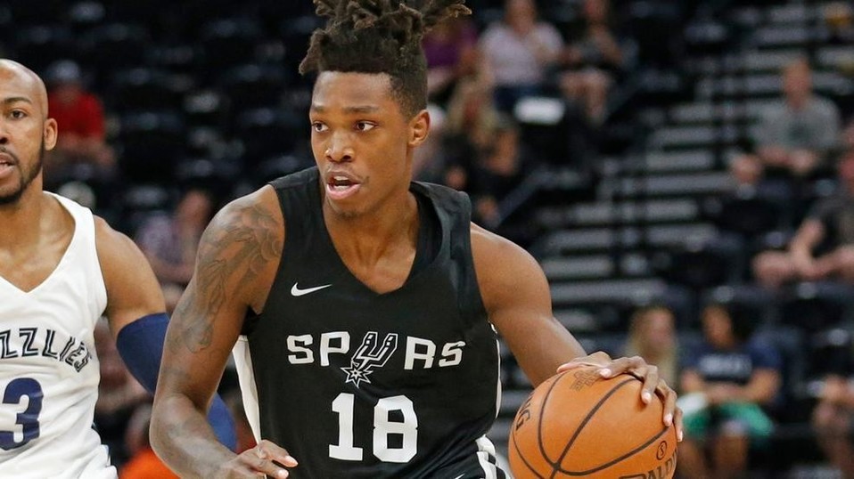 Lonnie Walker, jugador de San Antonio Spurs (AP)