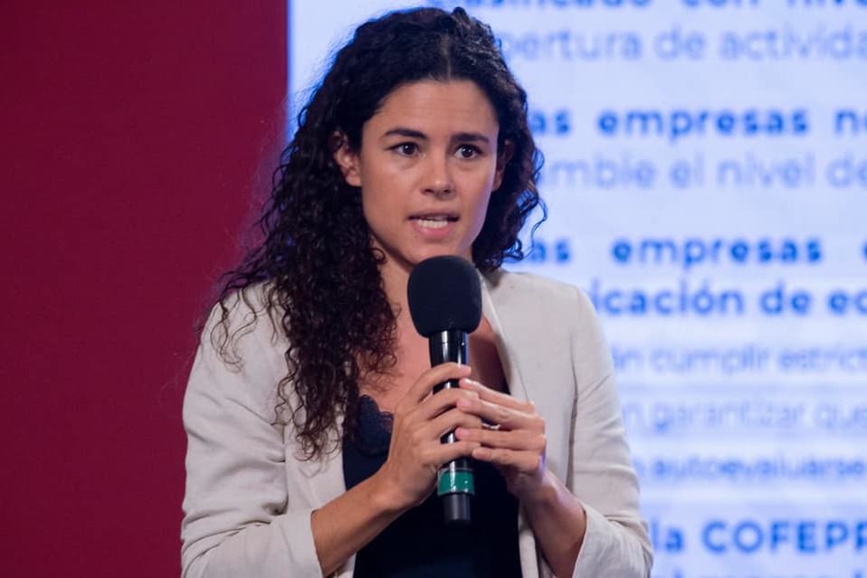 Luisa María Alcalde, Secretaria del Trabajo. (Facebook)
