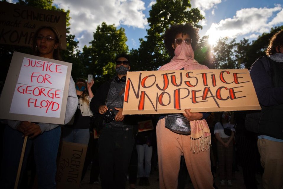 La muerte de floyd ha provocado varias noches de disturbiso y protestas. (AP)