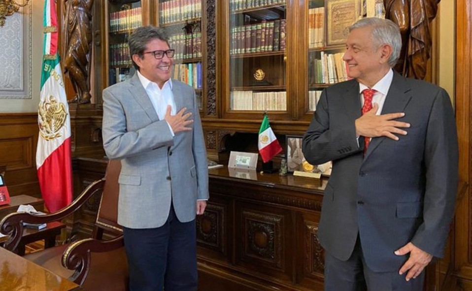 Ricardo Monreal y Andrés Manuel López Obrador. (Twitter | @RicardoMonrealA)