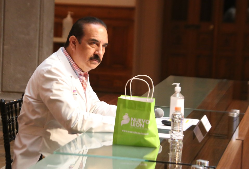 El secretario de Salud de Nuevo León, Manuel de la O Cavazos. Foto: Jorge López