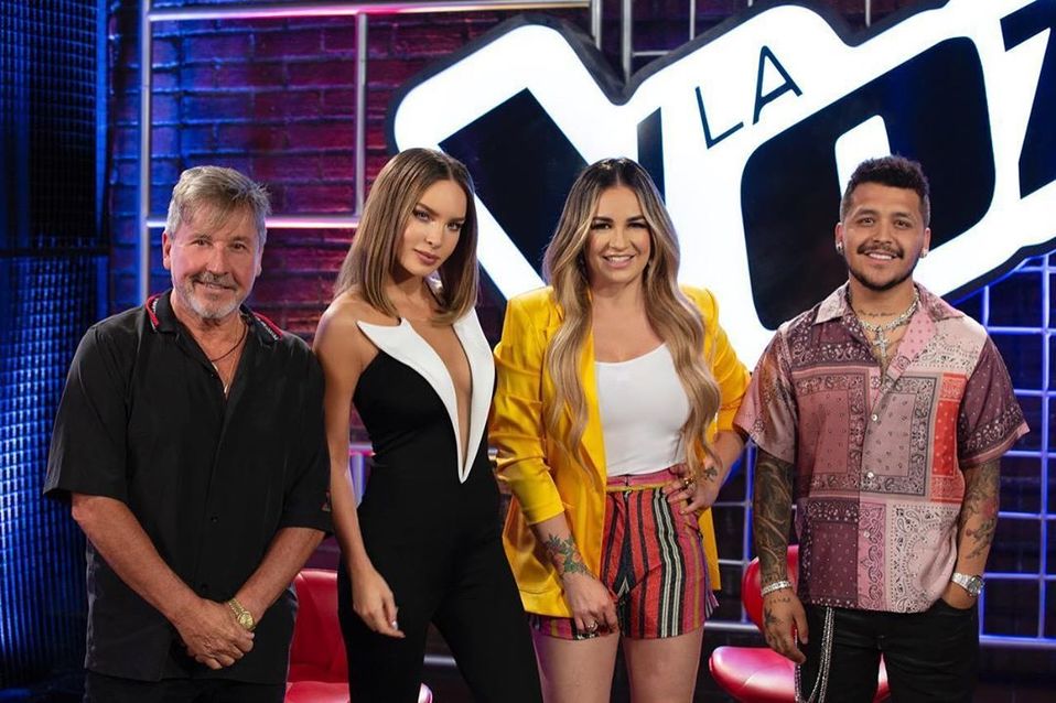 Belinda, Ricardo Montaner, Maria José y Christian Nodal son los coaches de la nueva temporada de La Voz México por TV Azteca. (Instagram)