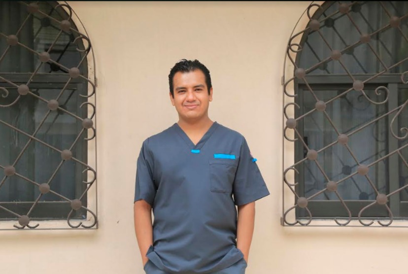 Édgar Alejandro Rodríguez Márquez, fisioterapeuta. (Andrés Lobato)