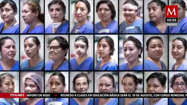 Fotógrafo mexicano retrata al personal médico que combate el covid-19