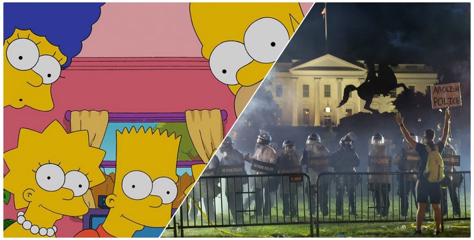 ¿Los Simpson hicieron predicción del apagón en la Casa Blanca? (Archivo/Reuters)