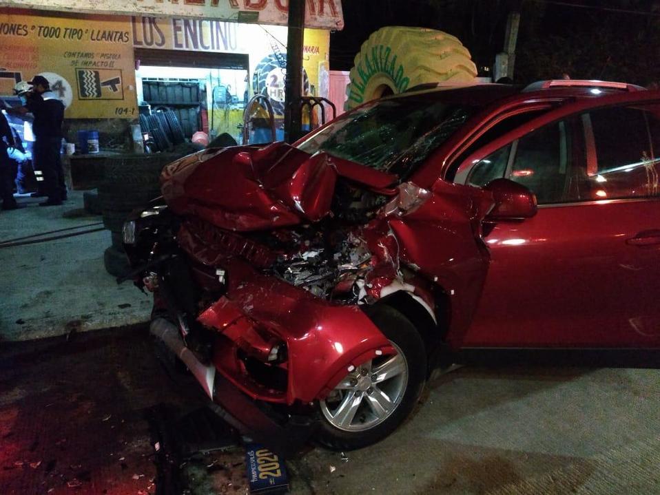 Choque en Sexa Avenida de Tampico