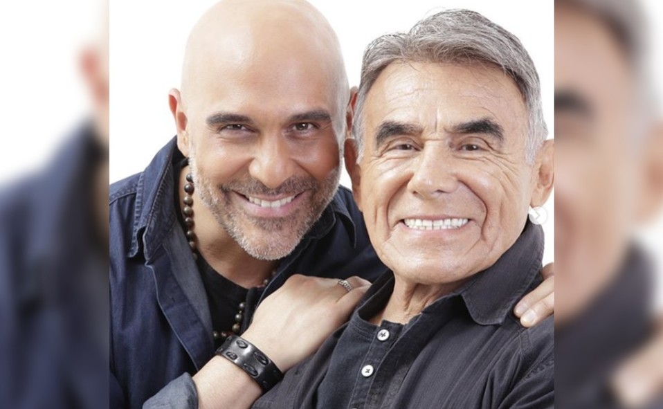 Héctor Suárez Gomís y su padre (Instagram @pelongomis)