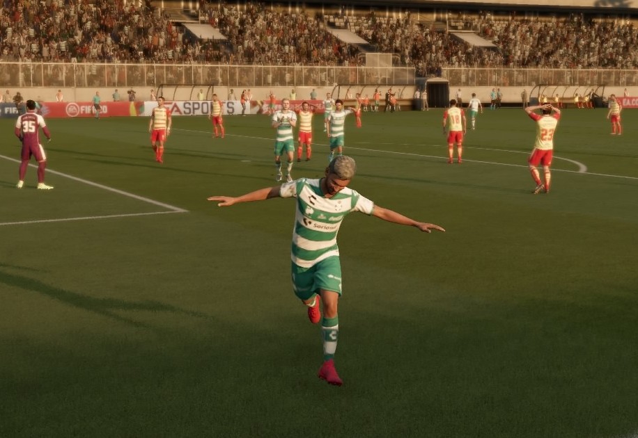 Los laguneros se pusieron en ventaja con el tanto del 'Mudo' Aguirre. (@clubsantos)