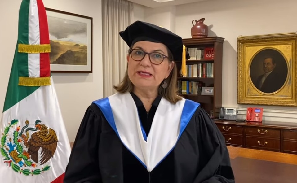 Martha Bárcena, embajadora de México en Estados Unidos. (Captura)