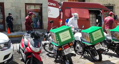 Autoridades continúan con trabajos de sanitización en los municipios. Óscar Rodríguez