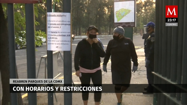 ¡Ejercicio al aire libre! Corredores y ciclistas entrenan en el Bosque de Chapultepec tras cuarentena