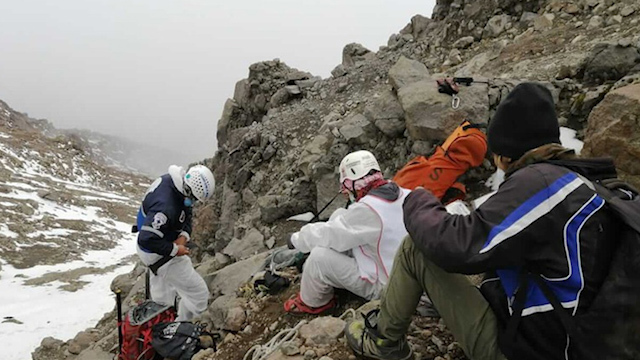 Rescatan cuerpo de alpinista poblano en el Iztaccíhuatl