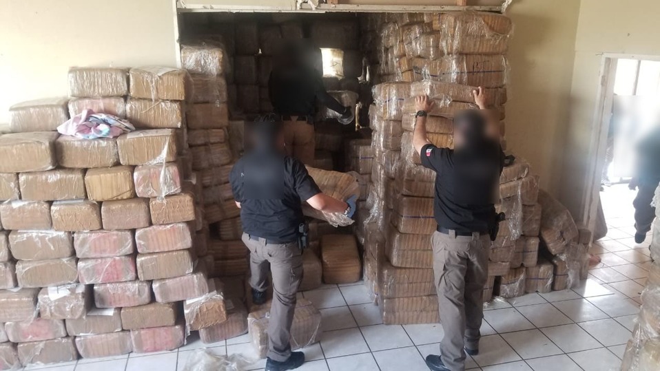 Cajas que contenían fentanilo en polvo cuyo peso bruto fue de 16 kilos 440 gramos./ Especial
