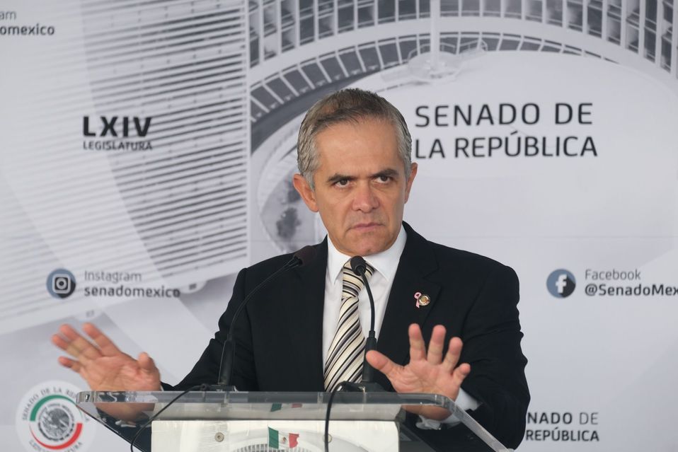 Miguel Ángel Mancera, senador del PRD. (Cuartoscuro)