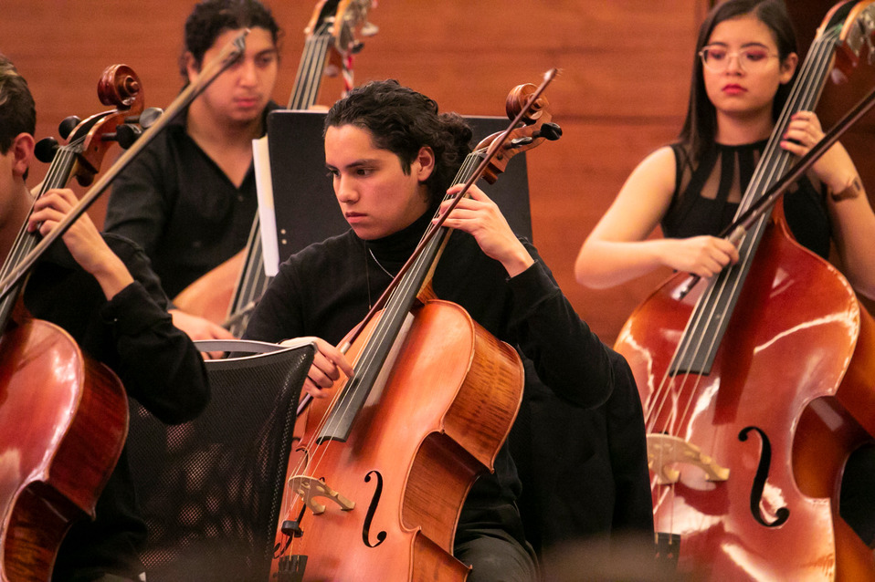 Alumnos de la licenciatura en música e innovación de la Universidad Panamericana. (Foto: Especial)