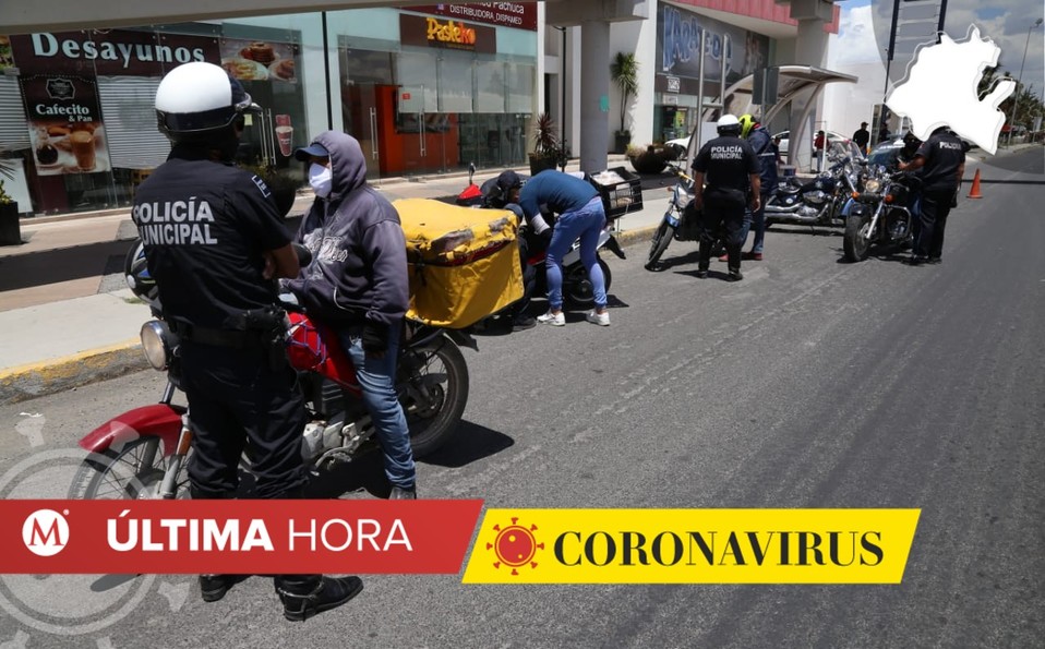 Operativos policiales para exhortar a la gente a quedarse en casa. (Jorge Sánchez)