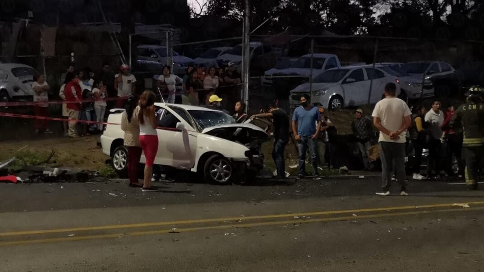 Una persona falleció luego del choque en la México-Cuernavaca / Jorge Becerril