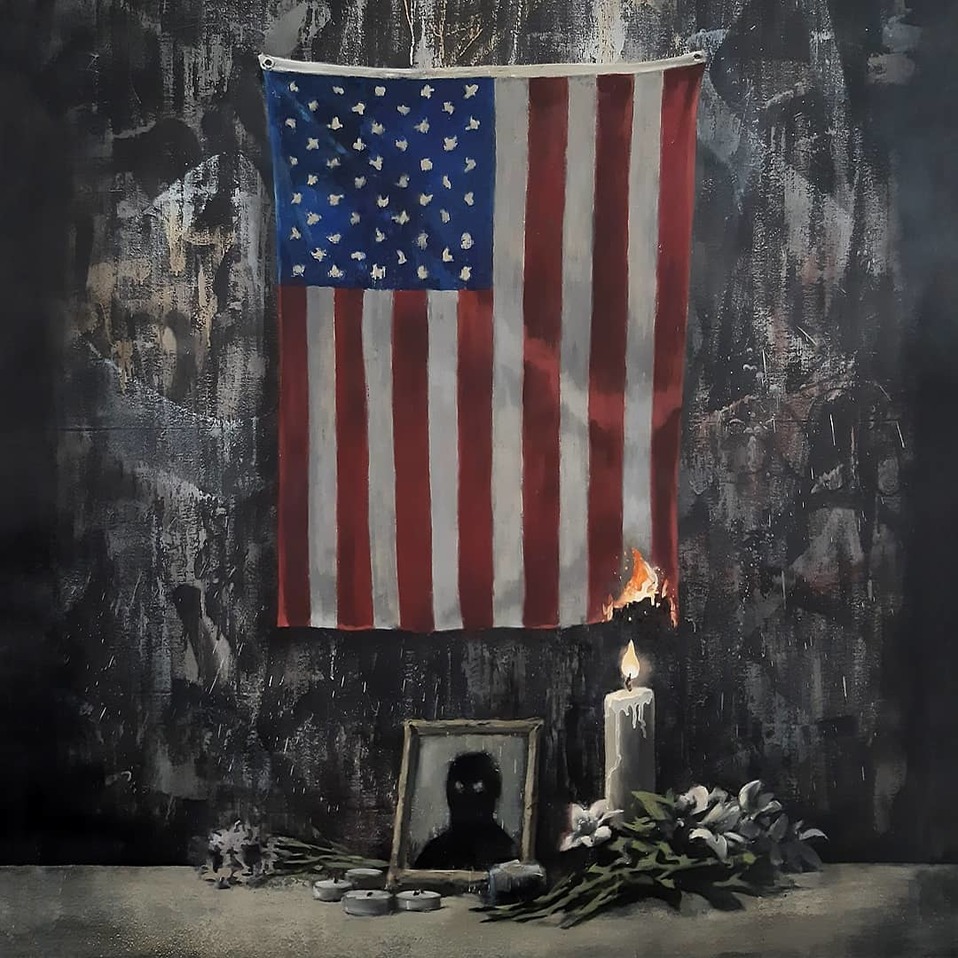 Banksy compartió su obra sobre el racismo.(Instagram)