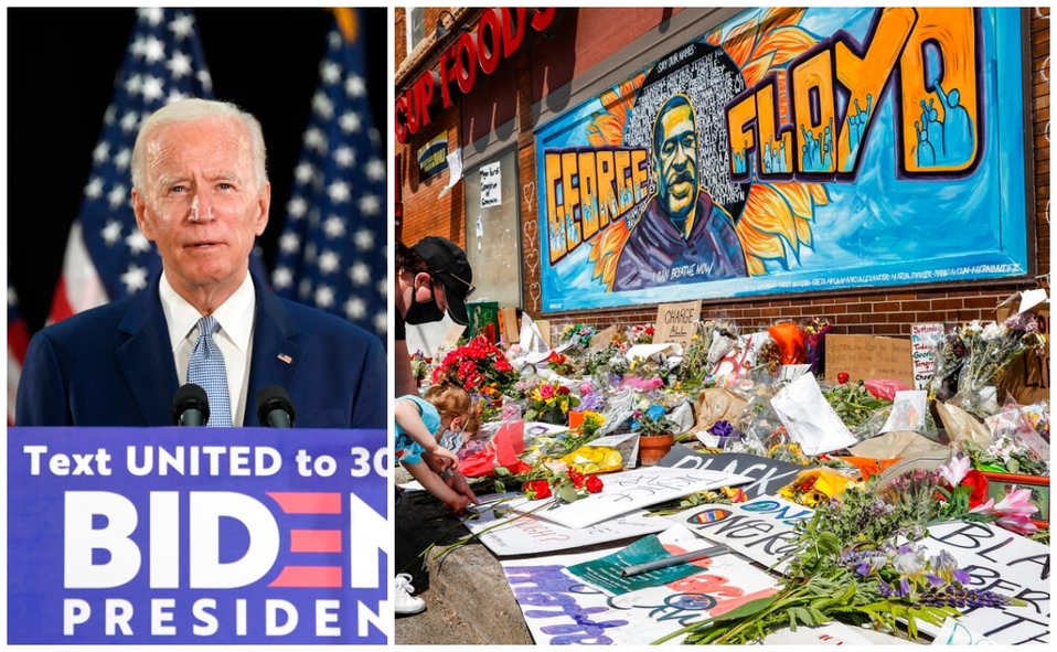 Biden se reunirá con la familia en privado para no entorpecer la logística del tercer funeral. (AP)