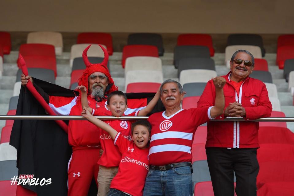 El Diablo Mayor, un gran aficionado del Toluca (Club Toluca)