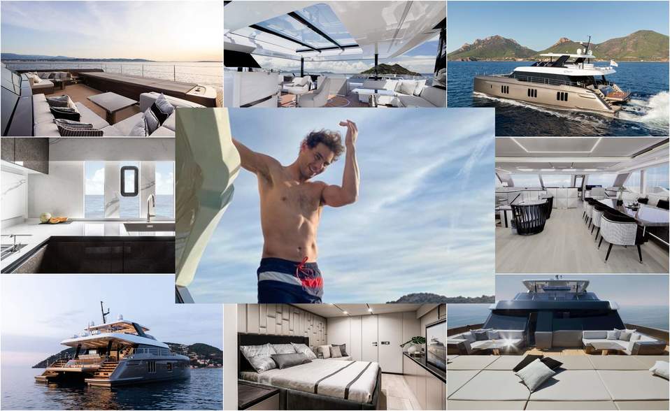 Así luce el lujoso yate que estrenó Rafael Nadal (www.sunreef-yachts.com)