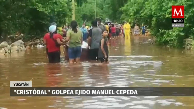 Tormenta 'Cristóbal' deja inundaciones en Veracruz