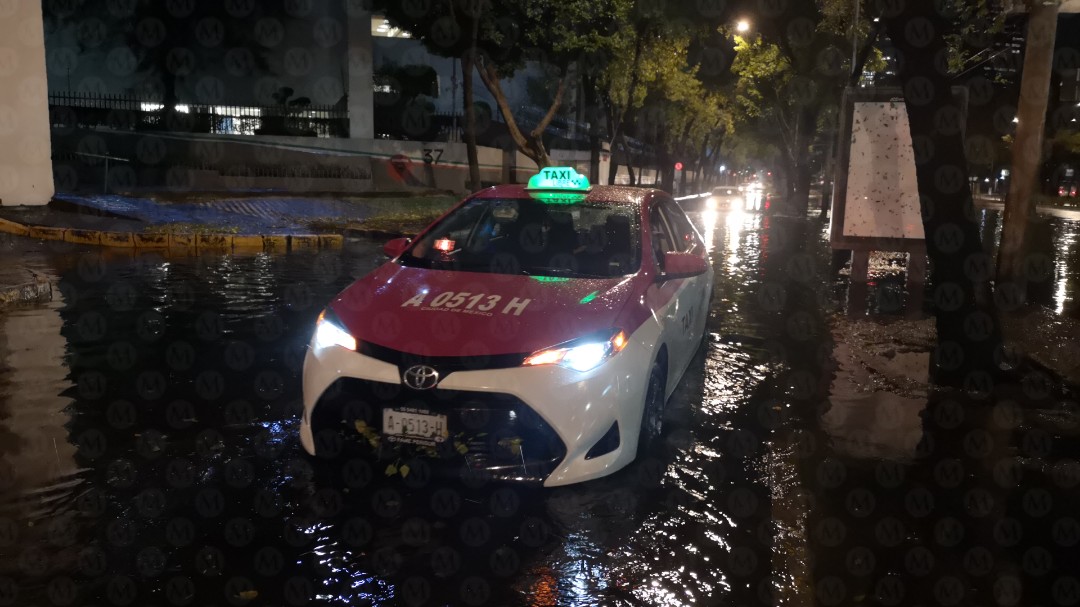 El hombre fue encontrado sobre el camellón que divide los carriles de Paseo de la Reforma. (Jorge Becerril)