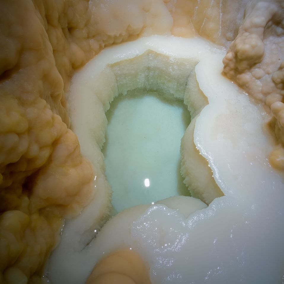 Piscina natural son científicamente importantes porque las muestras de agua están "libres de contaminantes" .(Facebook Carlsbad Caverns National Park)