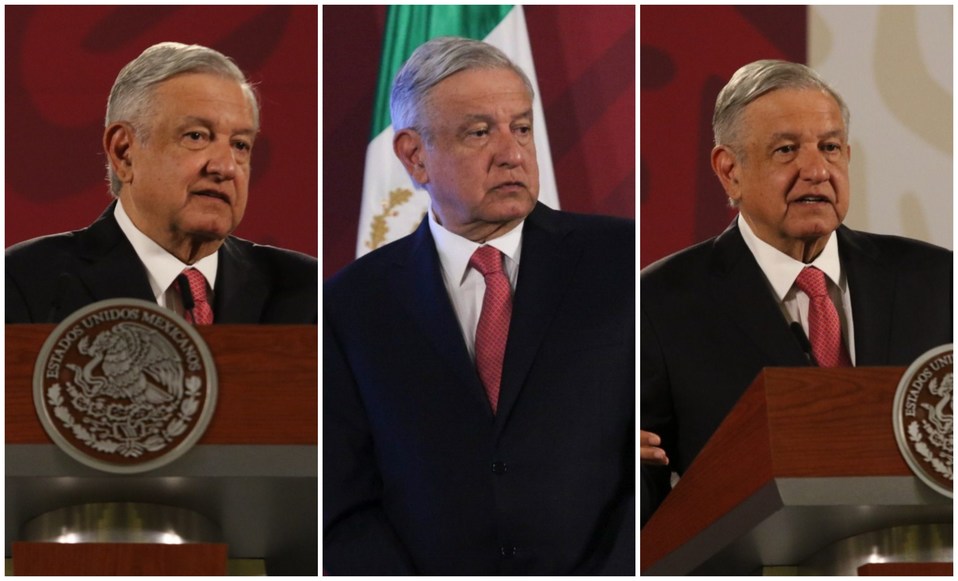 El presidente Andrés Manuel López Obrador en la conferencia Mañanera. (Cuartoscuro)