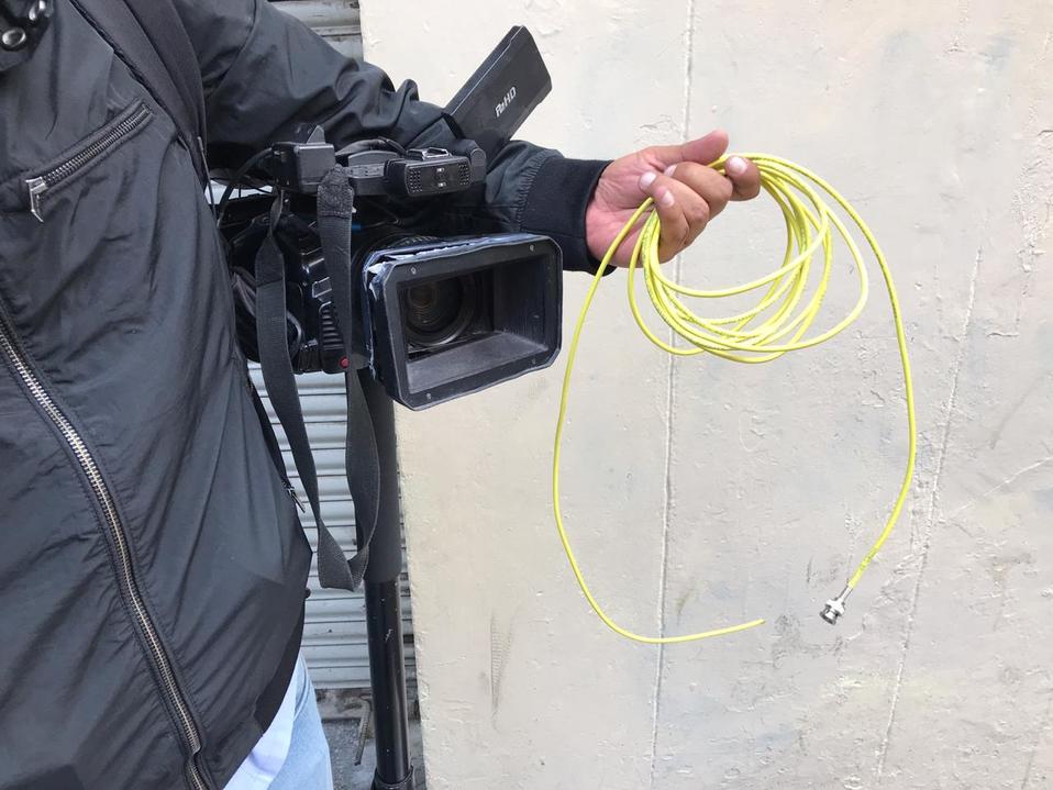 Reporteros de los medios de comunicación han resultado agredidos durante las protestas por el caso Melanie. (Cinthya Stettin)