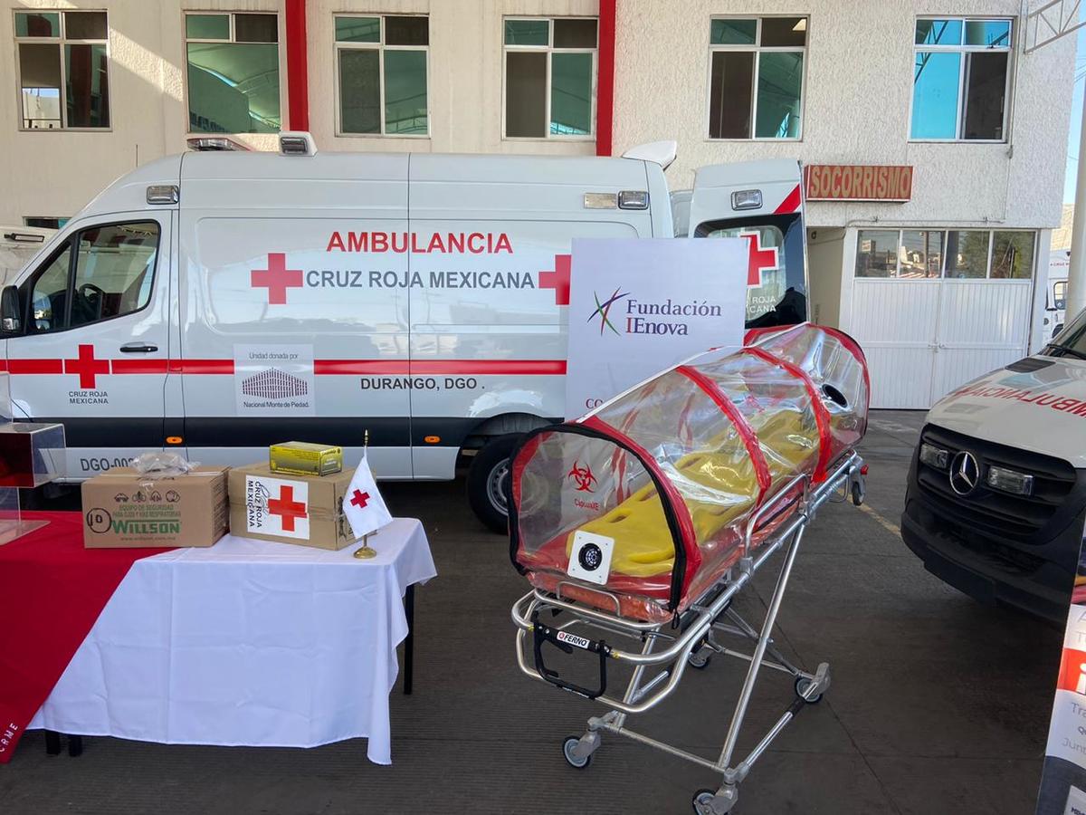 La Cruz Roja recibió insumos para la lucha contra la pandemia. (Especial)