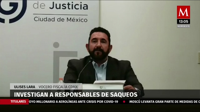 FGJ de CdMx investiga saqueos en marcha por Melanie