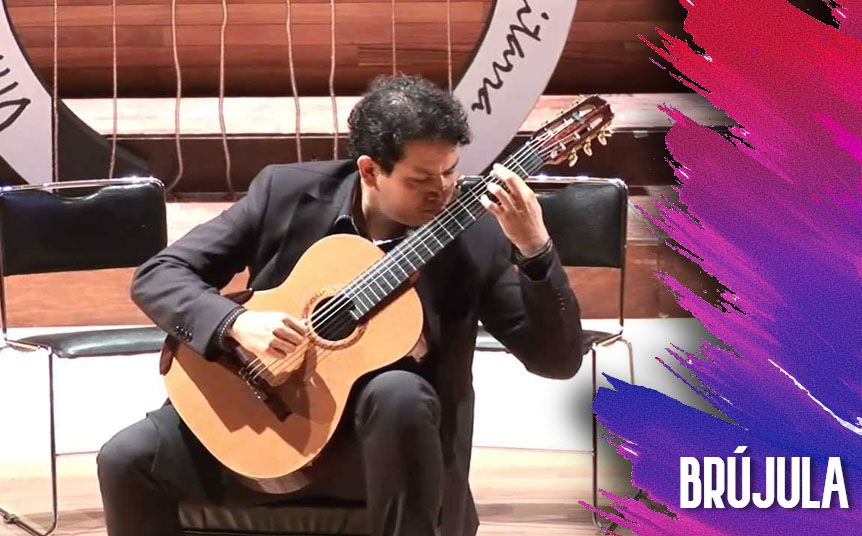 El guitarrista mexicano, especializado en música clásica y de cámara, César Lara (Foto: Cortesía)