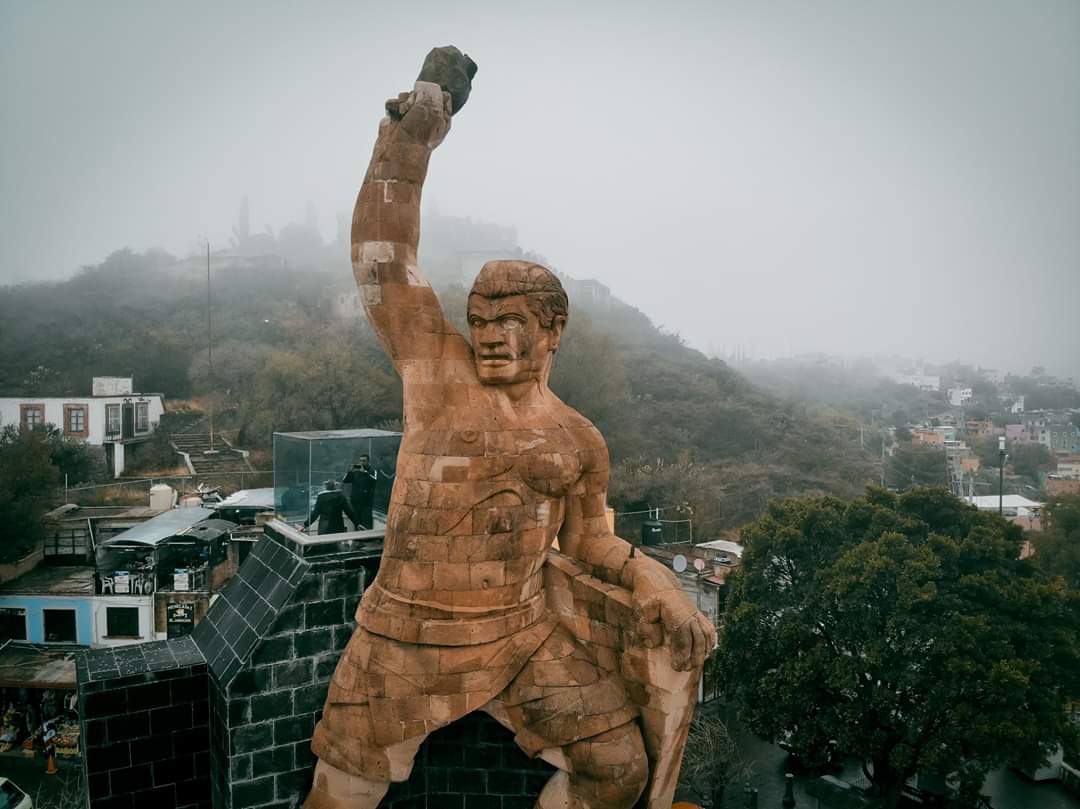 Monumento al Pipila en Guanajuato capital. Especial.
