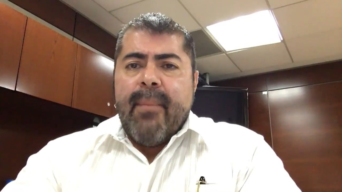 Omar Cervantes, director general de Comunicación Social en Gobernación. (Captura)