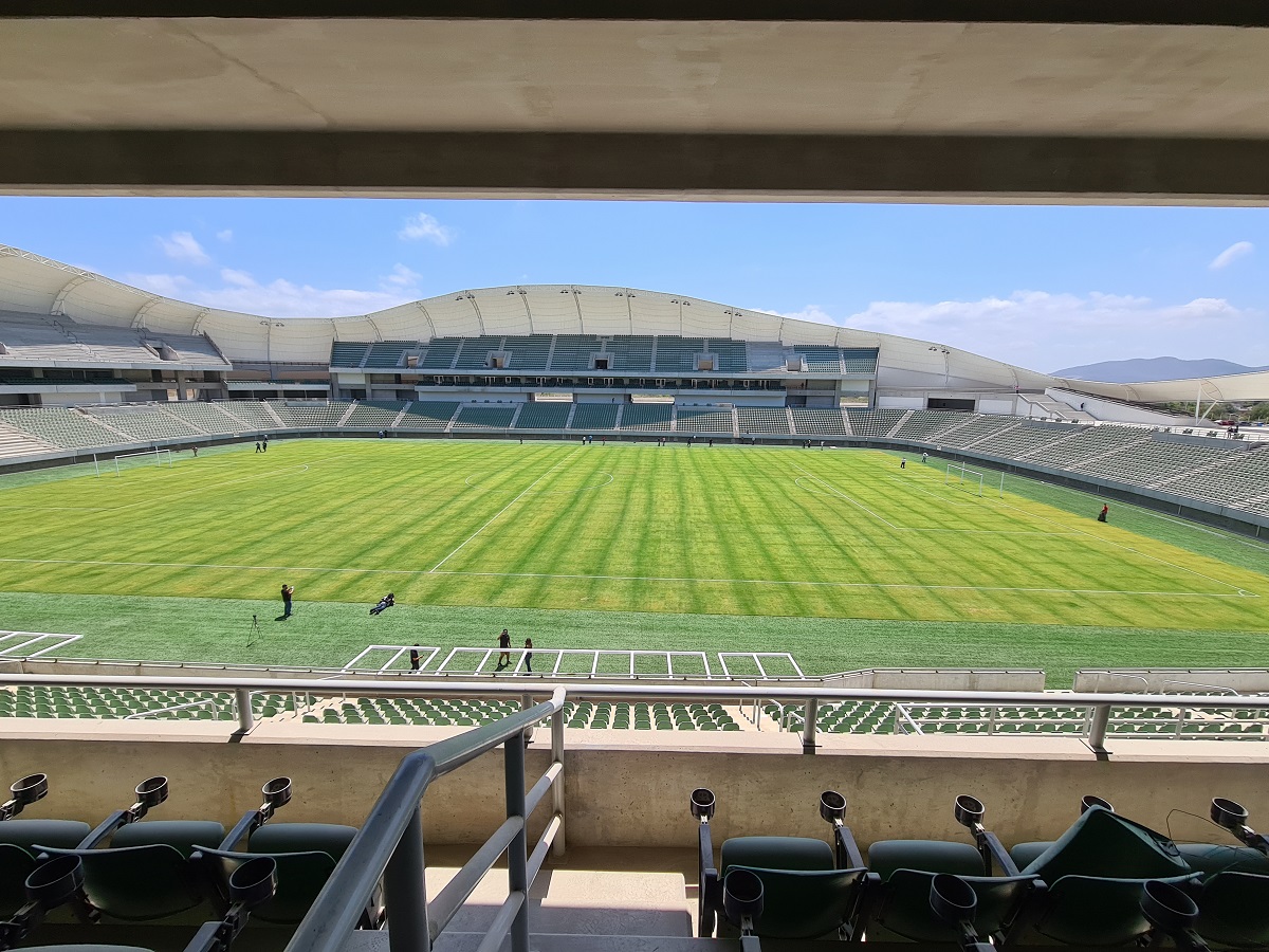 Últimos retoques al estadio del Mazatlán FC (Adriana Carlos)