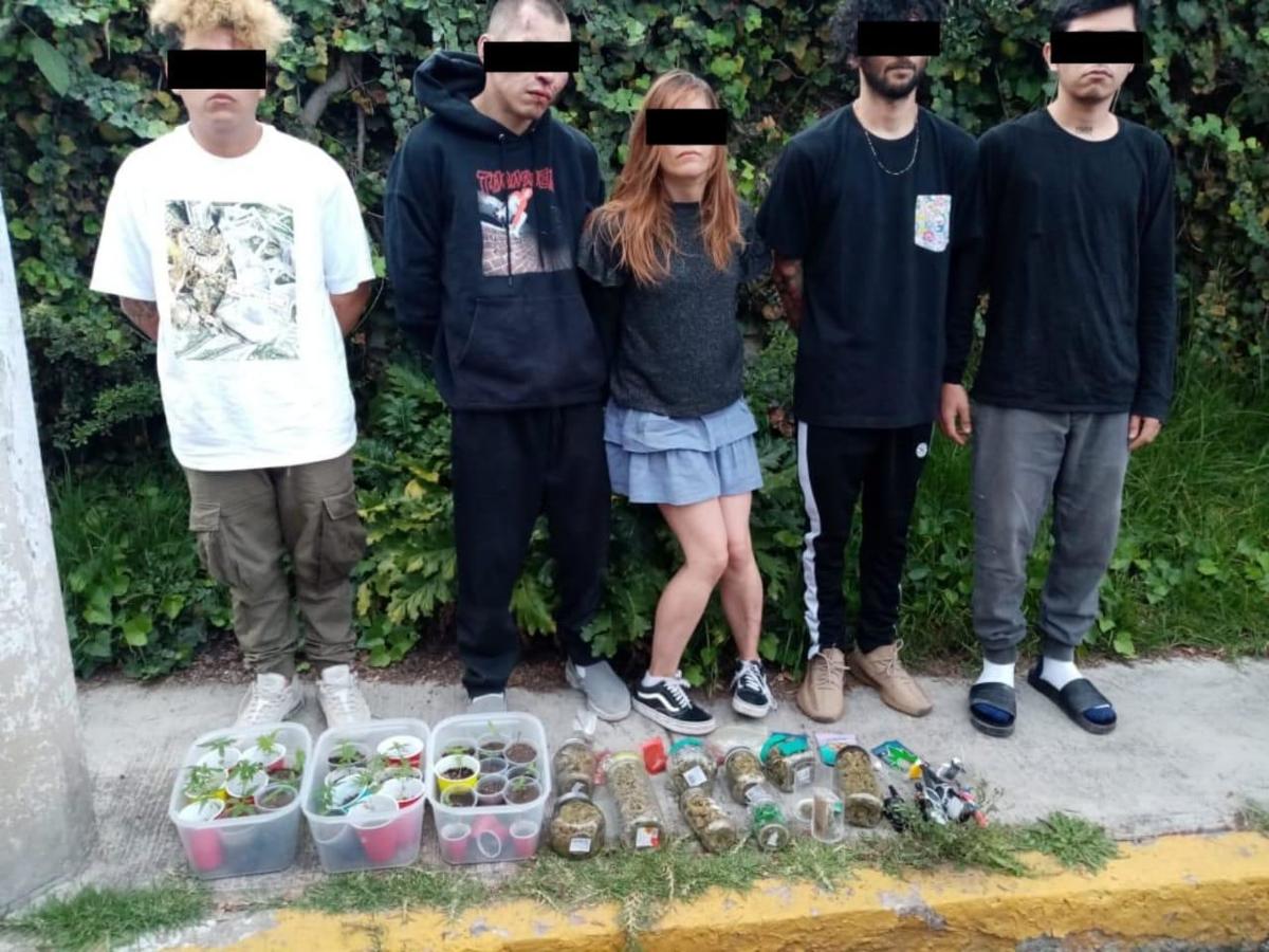 Los detenidos fueron dispuestos ante la Fiscalía de Cuajimalpa por delitos contra la salud. (Especial)
