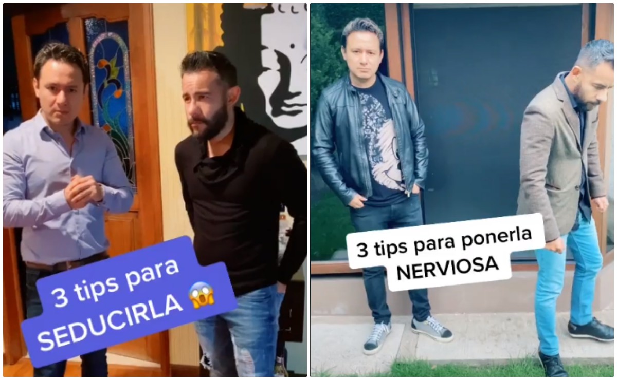 Los hermanos dan 'tips' para ligar que sugieren tácticas de acoso (Tik Tok).