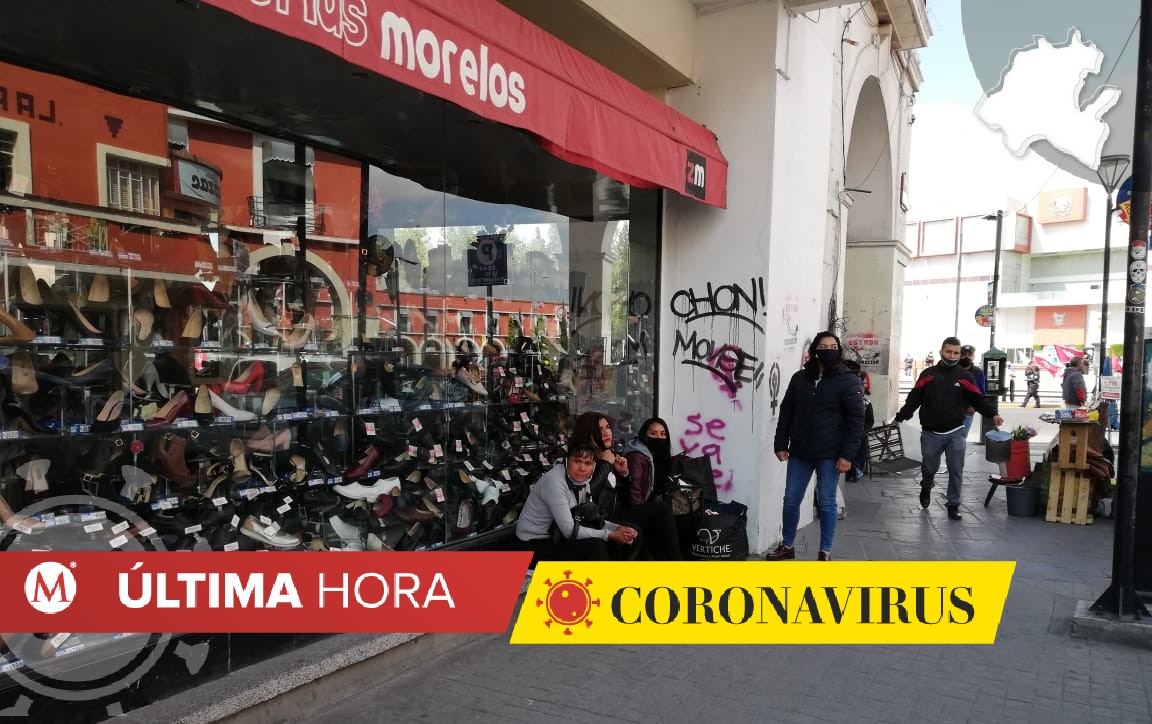 Transeúntes durante la contingencia sanitaria por covid-19. (Jorge Sánchez)